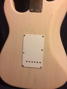 Lacken blev bra. Ådringen framträder.